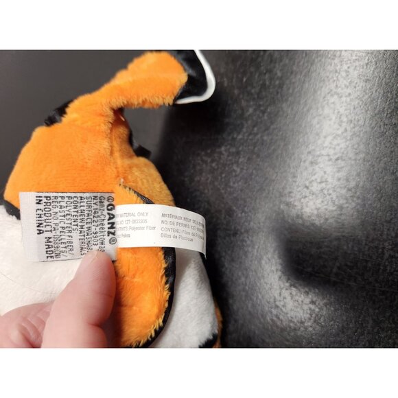 Clownfish Webkinz Orange White Black By Ganz 8" Soft Stuffed Animal -No Codes - Picture 7 of 11